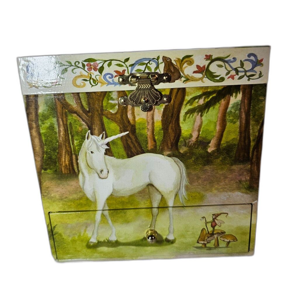 Enchantmints Unicorn Musical Jewelry Box B1202